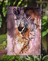 Cheetah, Lion, and Zebra Flag Garden Size JMK1194GF