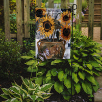 Pot of Sunflowers Flag Garden Size JMK1202GF
