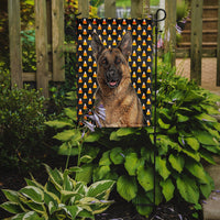 Candy Corn Halloween German Shepherd Flag Garden Size KJ1215GF
