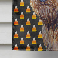 Cairn Terrier Candy Corn Halloween Portrait Flag Canvas House Size