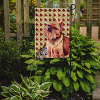 Brussels Griffon Fall Leaves Portrait Flag Garden Size