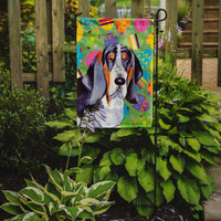 Basset Hound Easter Eggtravaganza Flag Garden Size