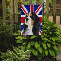 Cavalier Spaniel with English Union Jack British Flag Flag Garden Size LH9476GF