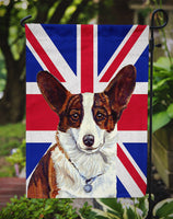 Corgi with English Union Jack British Flag Flag Garden Size LH9485GF