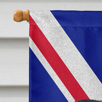 Brussels Griffon with English Union Jack British Flag Flag Canvas House Size LH9505CHF