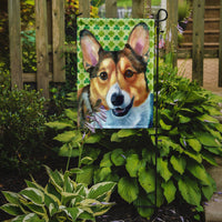 Corgi St. Patrick's Day Shamrock Flag Garden Size LH9574GF