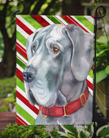 Great Dane Candy Cane Holiday Christmas Flag Garden Size