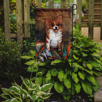 Cecilia Chihuahua Long Hair  Flag Garden Size MH1039GF