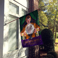 Doberman Halloween House Flag
