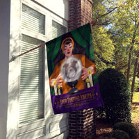 English Bulldog Halloween House Flag