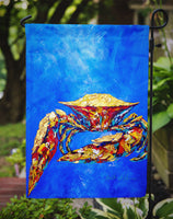 Blue Crab on Blue Sr. Flag Garden Size MW1187GF
