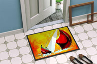 Sailboat Break Away Indoor or Outdoor Mat 24x36 MW1211JMAT