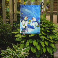 Blue Snow Baby Snowman Flag Garden Size PJC1007GF