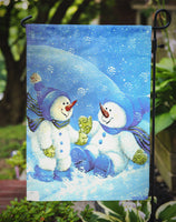 Blue Snow Baby Snowman Flag Garden Size PJC1007GF