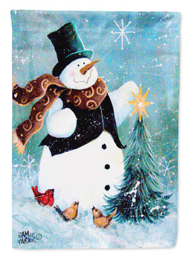 Christmas Tree Friends Snowman Flag Garden Size PJC1008GF