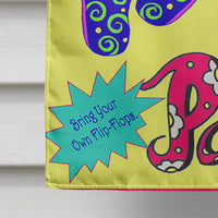 Bring your Own Filp Flops Flag Canvas House Size PJC1035CHF