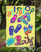 Bring your Own Filp Flops Flag Garden Size