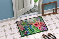 Easter Garden Springtime Flowers Indoor or Outdoor Mat 24x36 PJC1107JMAT