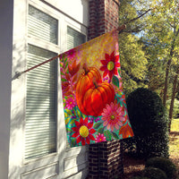 Golden Floral Harvest Fall Flag Canvas House Size PPD3003CHF