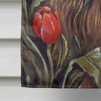 Brussels Griffon Peek a Boo Flag Canvas House Size PPP3041CHF