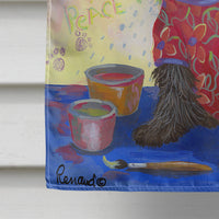 Cairn Terrier Hippie Dippie Flag Canvas House Size PPP3053CHF