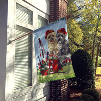 Cairn Terrier Pipers Flag Canvas House Size PPP3057CHF