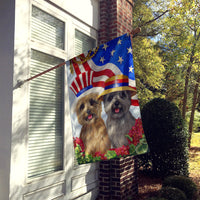 Cairn Terrier USA Flag Canvas House Size PPP3060CHF