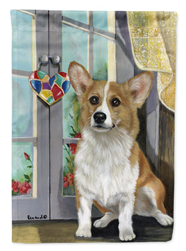 Corgi Suncatcher Flag Garden Size PPP3076GF