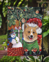 Corgi Under my Christmas Tree Flag Garden Size PPP3078GF