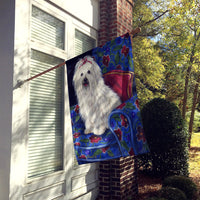 Coton De Tulear Royalty Flag Canvas House Size PPP3079CHF