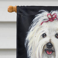 Coton De Tulear Royalty Flag Canvas House Size PPP3079CHF