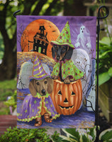 Dachshund Halloween Haunted House Flag Garden Size PPP3082GF