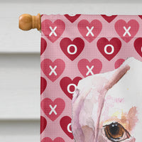 Cooper Love and Hearts Boxer Flag Canvas House Size RDR3006CHF