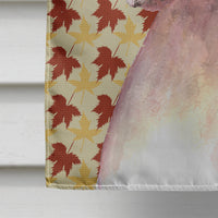 Cooper Fall Leaves Boxer Flag Canvas House Size RDR3007CHF
