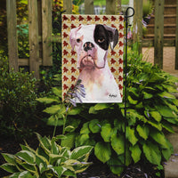 Cooper Fall Leaves Boxer Flag Garden Size RDR3007GF