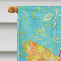 Hope Angel Breast Cancer Pink Ribbon Flag Canvas House Size SB3095CHF