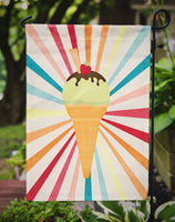 Ice Cream with Strawberry on top Flag Garden Size