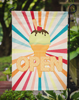 Ice Cream shop or stand Open Flag Garden Size SB3113GF