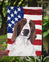USA American Flag with Welsh Springer Spaniel Flag Garden Size