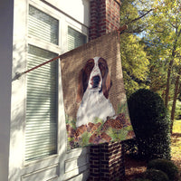 Welsh Springer Spaniel Flag Canvas House Size