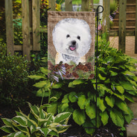 Bichon Frise Flag Garden Size