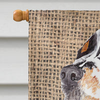 Springer Spaniel Flag Canvas House Size