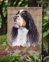 Springer Spaniel Flag Garden Size
