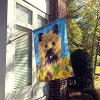 Cairn Terrier Flag Canvas House Size