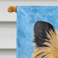 Cairn Terrier Flag Canvas House Size