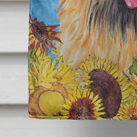 Cairn Terrier Flag Canvas House Size