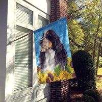 Springer Spaniel Flag Canvas House Size