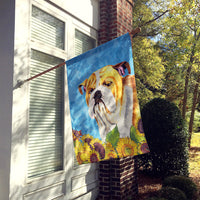 Bulldog English Flag Canvas House Size