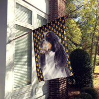 Springer Spaniel Candy Corn Halloween Portrait Flag Canvas House Size