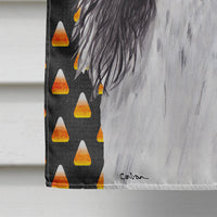 Springer Spaniel Candy Corn Halloween Portrait Flag Canvas House Size